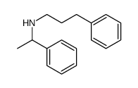 3-phenyl-N-(1-phenylethyl)propan-1-amine Structure