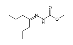 3-(1-Propylbutylidene)carbazic acid methyl ester结构式