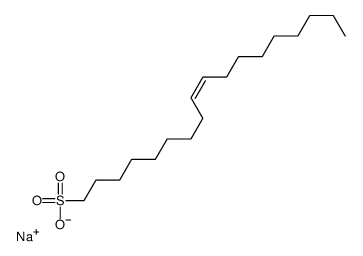 sodium (Z)-octadec-9-ene-1-sulphonate structure