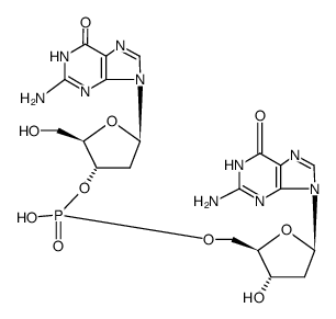 deoxyguanylyl-(3'-5')-guanosine Structure