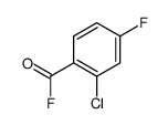 Benzoyl fluoride, 2-chloro-4-fluoro- (9CI) structure