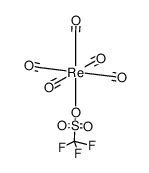[rhenium(I)(pentacarbonyl)(trifluoromethanesulfonate)]结构式