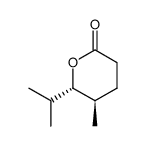 2H-Pyran-2-one,tetrahydro-5-methyl-6-(1-methylethyl)-,(5R-trans)-(9CI)结构式