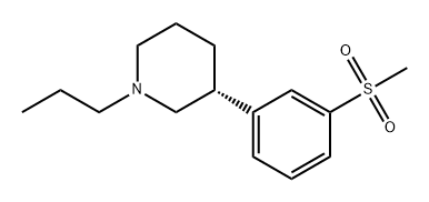 Piperidine, 3-[3-(methylsulfonyl)phenyl]-1-propyl-, (3R)- picture