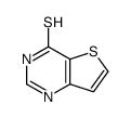 THIENO[3,2-D]PYRIMIDINE-4-THIOL structure