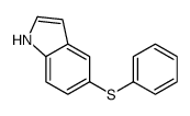 5-(phenylsulfanyl)indole structure