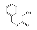 S-benzyl 2-hydroxyethanethioate Structure