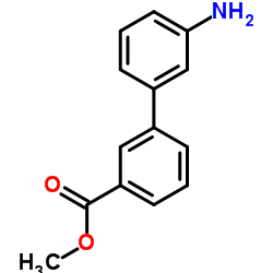 Methyl 3'-amino-3-biphenylcarboxylate Structure