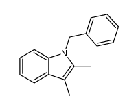 1‐benzyl‐2,3‐dimethyl‐1H‐indole Structure