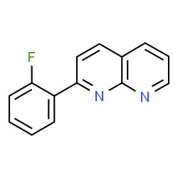 1,8-Naphthyridine,2-(2-fluorophenyl)-(9CI) Structure