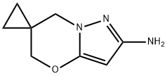 1',3'-Dihydrospirokcyclopropane-1,2'-pyrazolo[3,2-b][1,3]oxazinel-6'-amine结构式