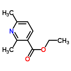Ethyl 2,6-dimethylnicotinate Structure