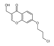 7-(3-chloropropoxy)-3-(hydroxymethyl)chromen-4-one Structure