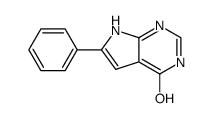 6-Phenyl-4-hydroxy-7H-pyrrolo[2,3-d]pyrimidine Structure