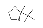 2-tert-butyl-2-methyl-1,3-oxathiolane结构式