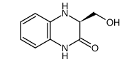 2(1H)-Quinoxalinone,3,4-dihydro-3-(hydroxymethyl)-,(S)-(9CI) structure