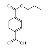 1,4-Benzenedicarboxylic acid hydrogen 1-butyl ester结构式