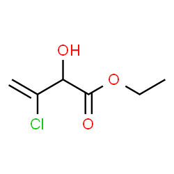 3-Butenoic acid,3-chloro-2-hydroxy-,ethyl ester结构式