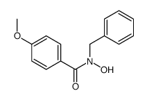 N-benzyl-N-hydroxy-4-methoxybenzamide Structure