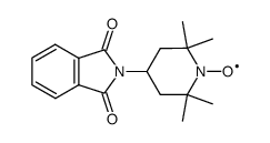 1-oxyl-4-(N-phthalimid-1-yl)-2,2,6,6-tetramethylpiperidine结构式