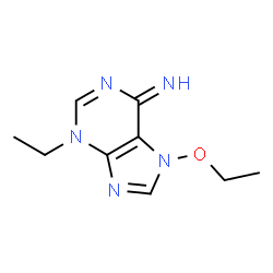 6H-Purin-6-imine,7-ethoxy-3-ethyl-3,7-dihydro-(9CI) structure