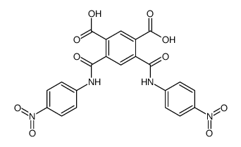 4,6-bis[(4-nitrophenyl)carbamoyl]benzene-1,3-dicarboxylic acid Structure