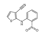 2-[(2-Nitrophenyl)amino]-3-cyanothiophene structure