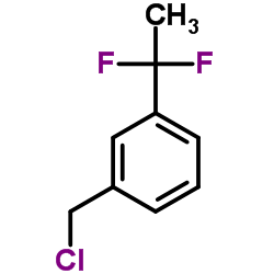 1-(Chloromethyl)-3-(1,1-difluoroethyl)benzene Structure
