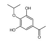 1-(3,5-dihydroxy-4-propan-2-yloxyphenyl)ethanone结构式