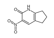 3-nitro-5,6-trimethylpyrid-2(1H)-one Structure
