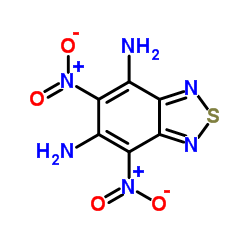 5,7-Dinitro-2,1,3-benzothiadiazole-4,6-diamine结构式