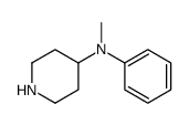 N-甲基-1-苯基哌啶-4-胺结构式