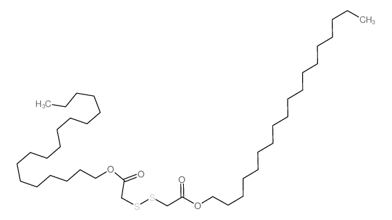 Aceticacid, 2,2'-dithiobis-, dioctadecyl ester (9CI) structure