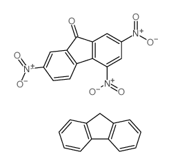 9H-fluorene; 2,4,7-trinitrofluoren-9-one structure