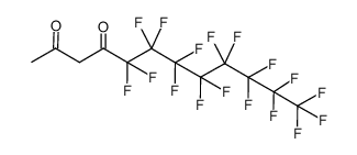 5,5,6,6,7,7,8,8,9,9,10,10,11,11,12,12,12-heptadecafluorododecane-2,4-dione结构式