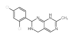 Pyrimido[4,5-d]pyrimidine,2-(2,4-dichlorophenyl)-1,2,3,4-tetrahydro-7-methyl- picture