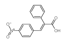 Benzeneacetic acid, a-[(4-nitrophenyl)methylene]-结构式