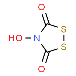 1,2,4-Dithiazolidine-3,5-dione, 4-hydroxy- (9CI) structure
