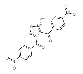 [4-(4-nitrobenzoyl)-2-oxido-1-oxa-5-aza-2-azoniacyclopenta-2,4-dien-3-yl]-(4-nitrophenyl)methanone Structure