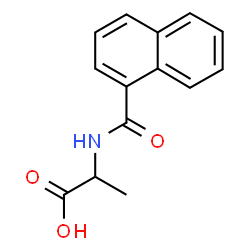 Alanine,N-(1-naphthalenylcarbonyl)- Structure