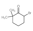 6-bromo-2,2-dimethyl-cyclohexan-1-one structure