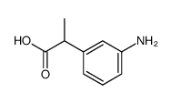 2-(3-aminophenyl)propanoic acid结构式