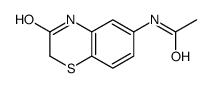 N-(3-oxo-4H-1,4-benzothiazin-6-yl)acetamide结构式