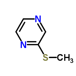 2-甲硫基吡嗪结构式