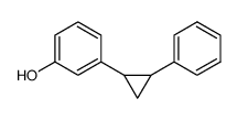 1-(3-hydroxyphenyl)-2-phenyl-cyclopropane Structure