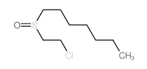 Heptane,1-[(2-chloroethyl)sulfinyl]-结构式