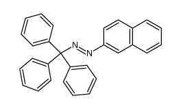 [2]naphthyl-trityl-diazene Structure