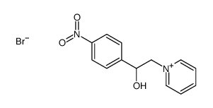 1-(4-nitrophenyl)-2-pyridin-1-ium-1-ylethanol,bromide结构式