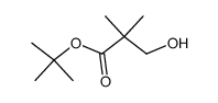 Propanoic acid, 3-hydroxy-2,2-dimethyl-, 1,1-dimethylethyl ester structure