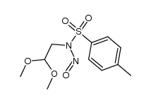 N-(2,2-dimethoxyethyl)-N-nitroso-4-tosylamide结构式